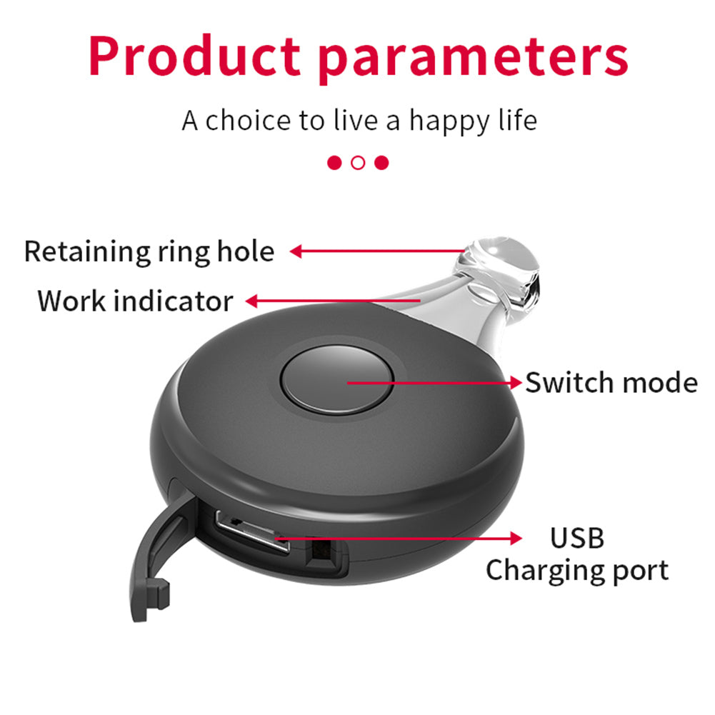 🛡️ Advanced Ultrasonic Pest Repeller | USB Rechargeable | 8-Band Intelligent Frequency