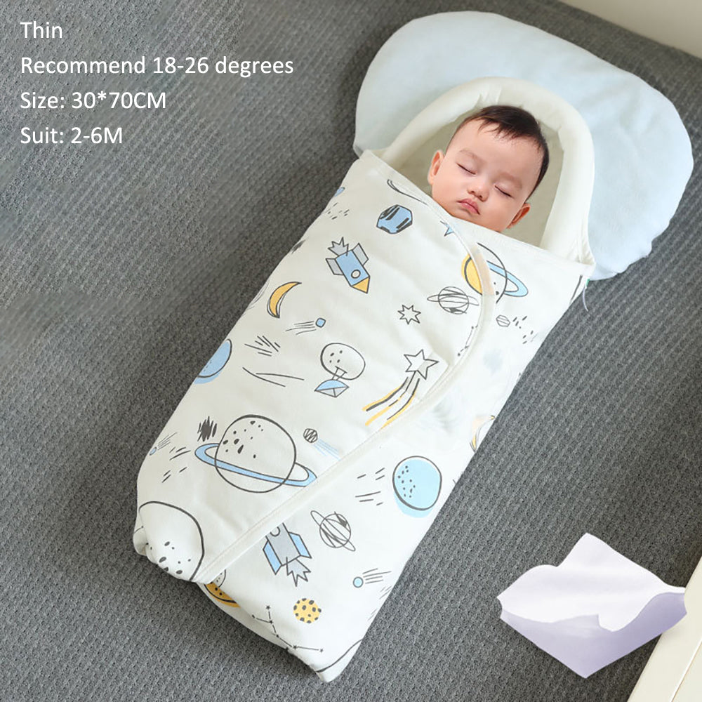 Premium 100% Cotton Newborn Baby Swaddle – Soft Swaddling Wrap & Sleepsack