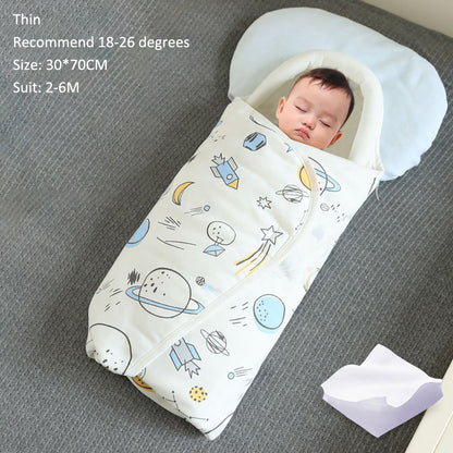Premium 100% Cotton Newborn Baby Swaddle – Soft Swaddling Wrap & Sleepsack