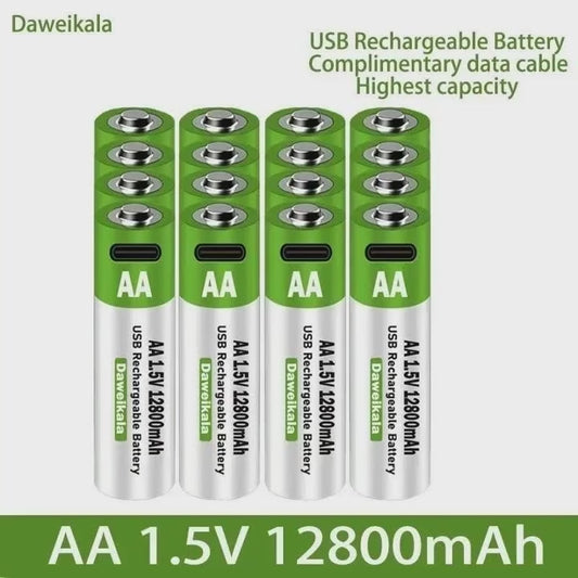 USB-C Rechargeable Batteries – AA & AAA Li-ion | Eco-Friendly, Save Money & Reduce Waste