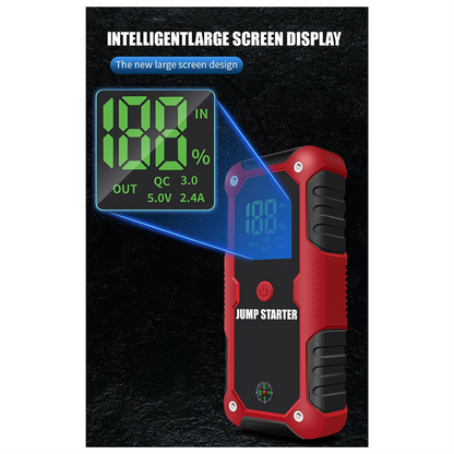 L36A Car Jump Starter – 2000A Peak 20,000mAh Portable Power Bank & Emergency Rescue Kit