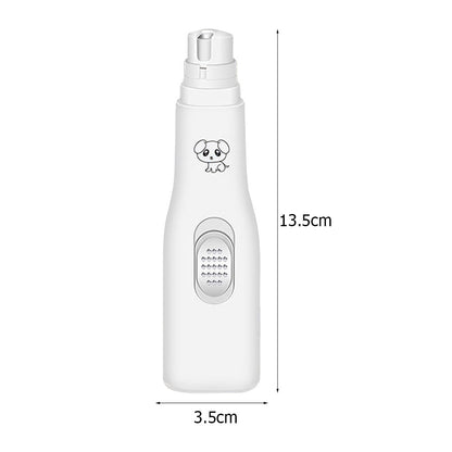 🐾 Painless Pet Nail Grinder – Quiet & Portable Electric Trimmer ⚡