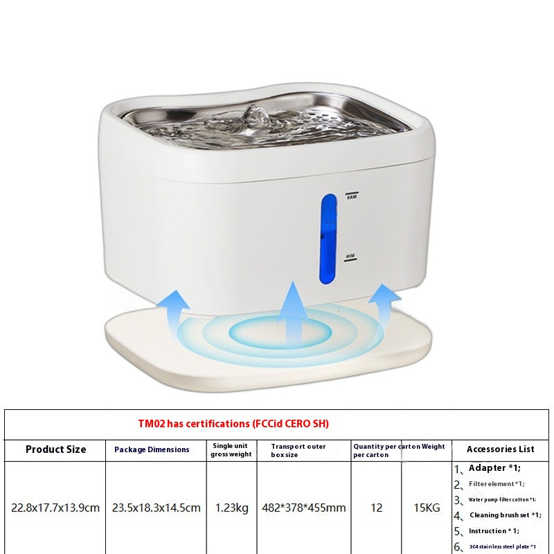 🌐 Smart AI Cat Water Fountain | App-Controlled & Health Monitoring 🐾