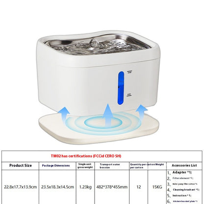 🌐 Smart AI Cat Water Fountain | App-Controlled & Health Monitoring 🐾