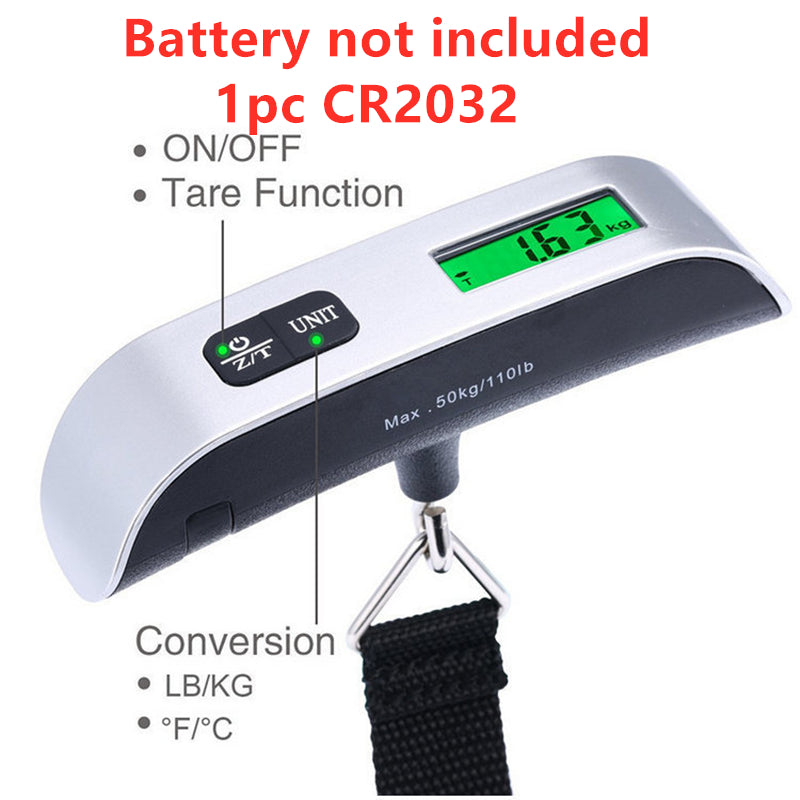 50kg Digital Pocket Scale | Weight & Temperature Multi-Function