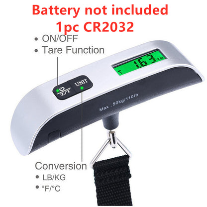 50kg Digital Pocket Scale | Weight & Temperature Multi-Function
