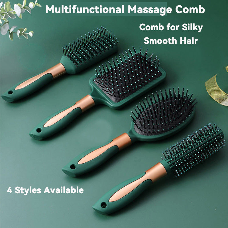 Advanced Airbag Scalp Comb | Non-Slip Massage Teeth for All Hair Types